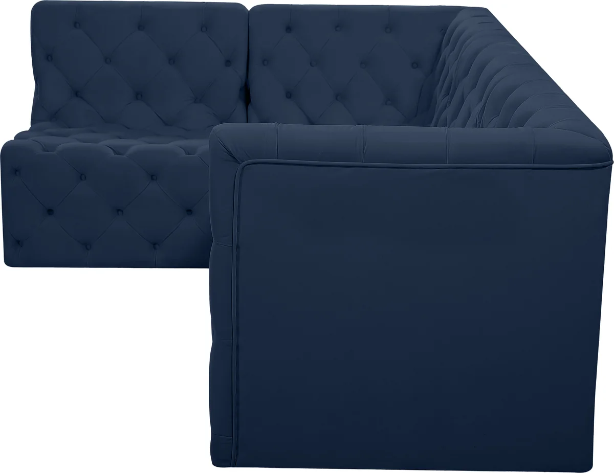 Tuft - 4 Piece Modular Sectional - Navy