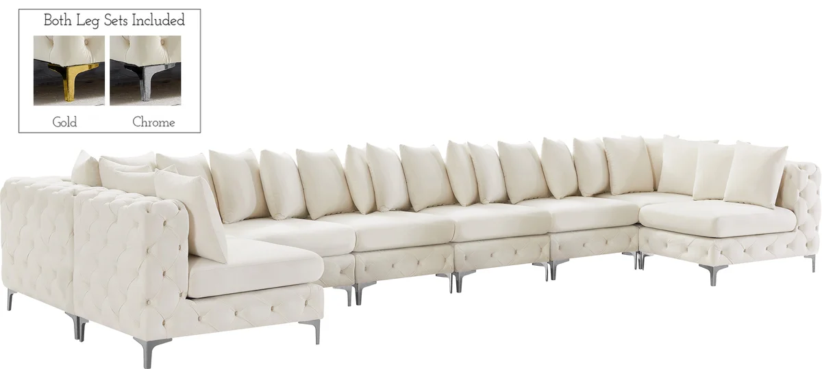 Tremblay - 9 Piece Modular Sectional - Cream - View 2