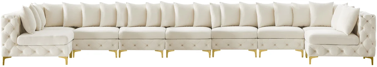 Tremblay - 9 Piece Modular Sectional - Cream