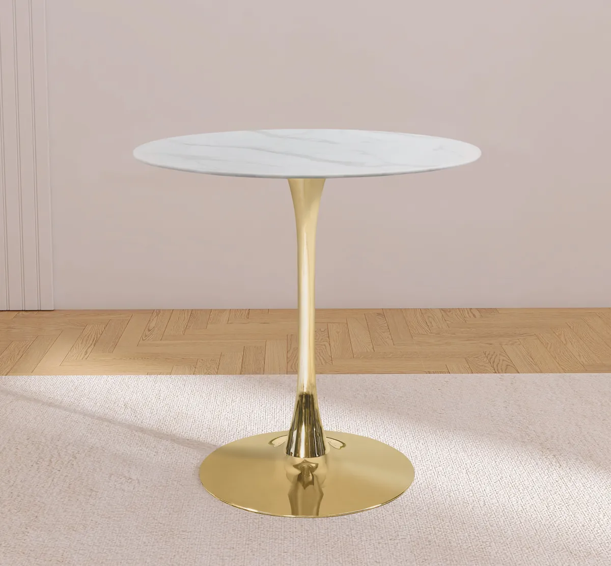 Tulip - Counter Height Table - Gold