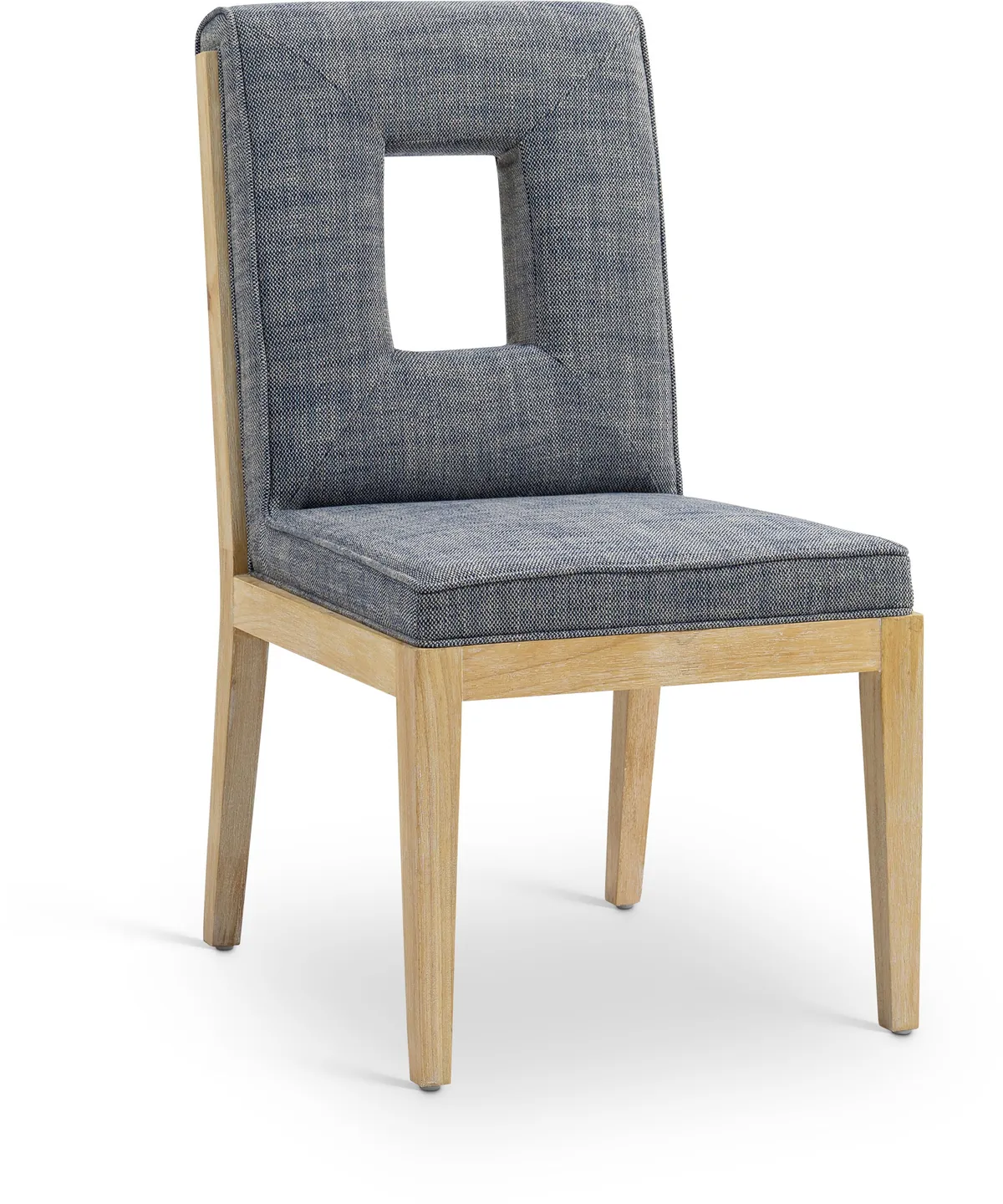 Gwendolyn - Dining Side Chair With Natural Frame (Set of 2) - Navy