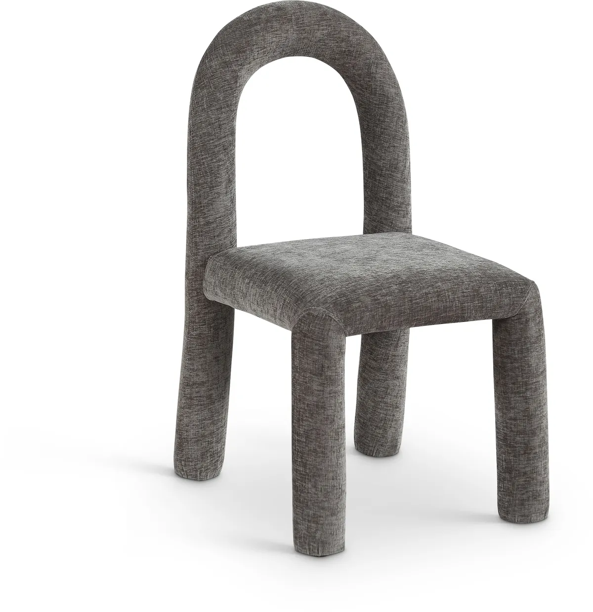 Amari - Chenille Fabric Dining Chair (Set of 2) - Gray