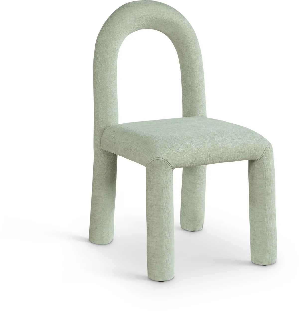 Amari - Chenille Fabric Dining Chair (Set of 2) - Mint