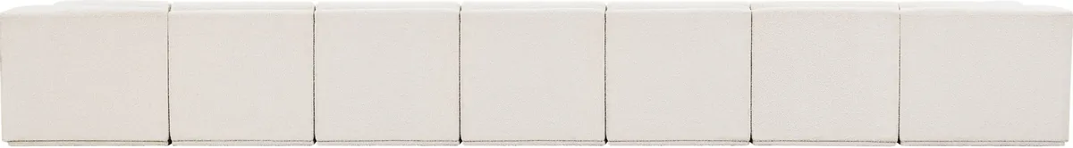 Ollie - 8 Piece Modular Sectional - Cream - View 2