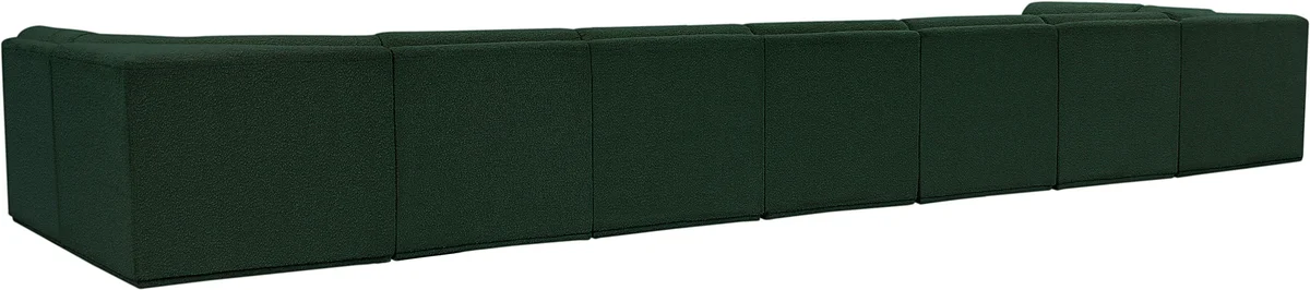 Ollie - 9 Piece Modular Sectional - Green - View 2