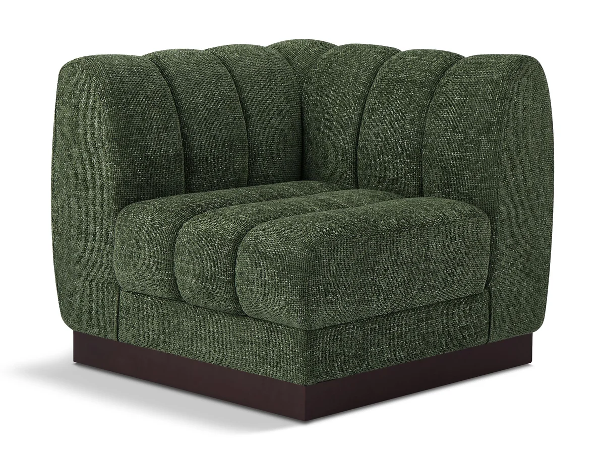 Quinn - Corner Chair - Green