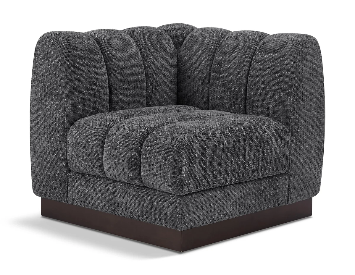 Quinn - Corner Chair - Gray