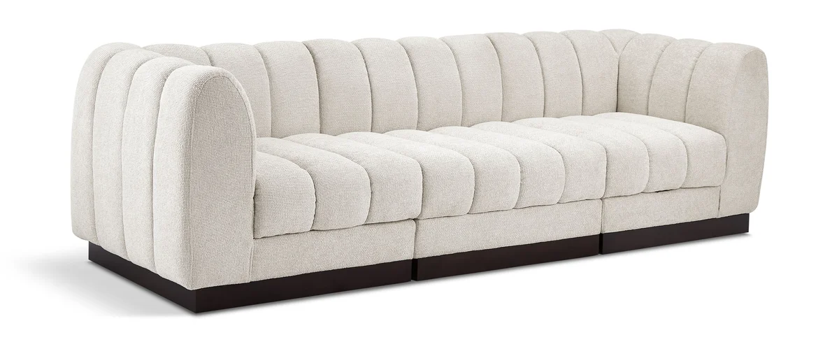 Quinn - 3 Seat Modular Sofa - Cream