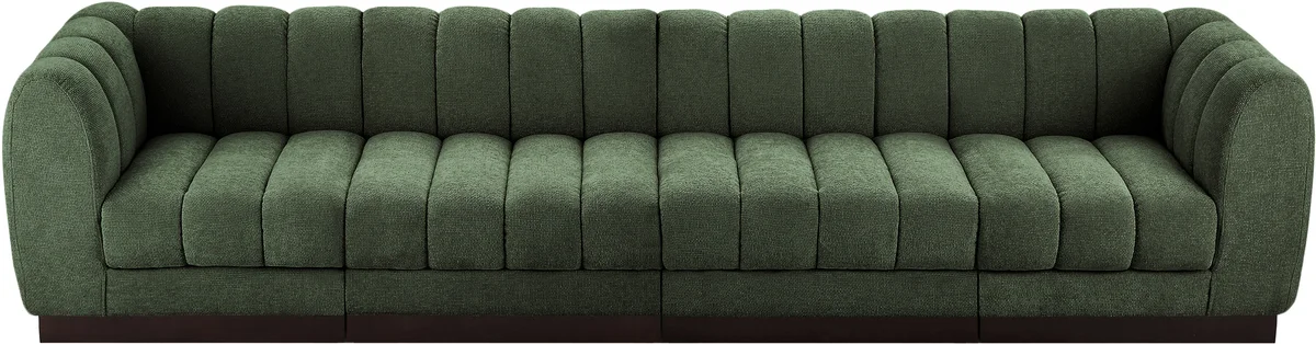 Quinn - 4 Seat Modular Sofa - Green