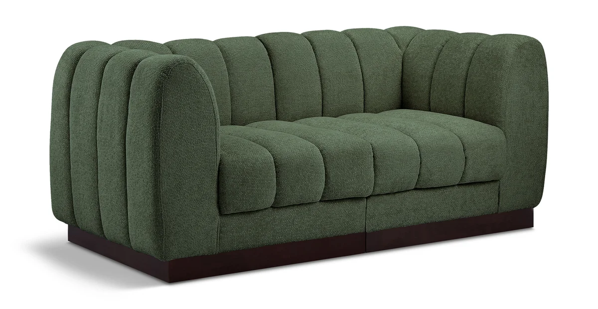 Quinn - 2 Seat Modular Sofa - Green