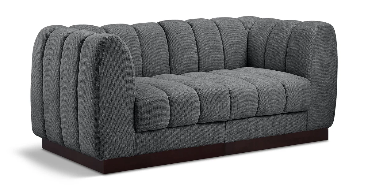 Quinn - 2 Seat Modular Sofa - Gray