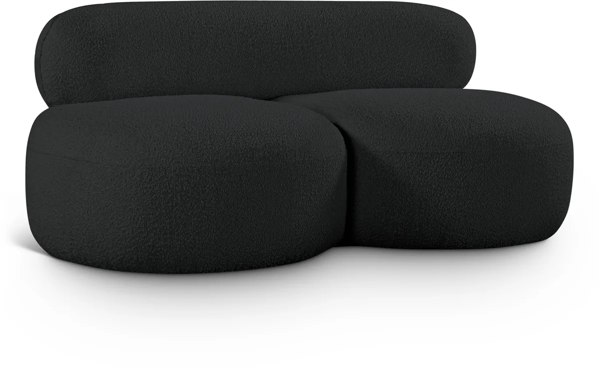 Venti - Loveseat - Black