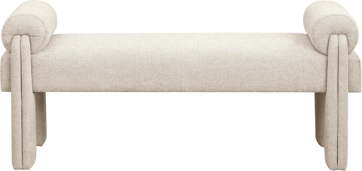Stefano - Bench - Beige - View 2