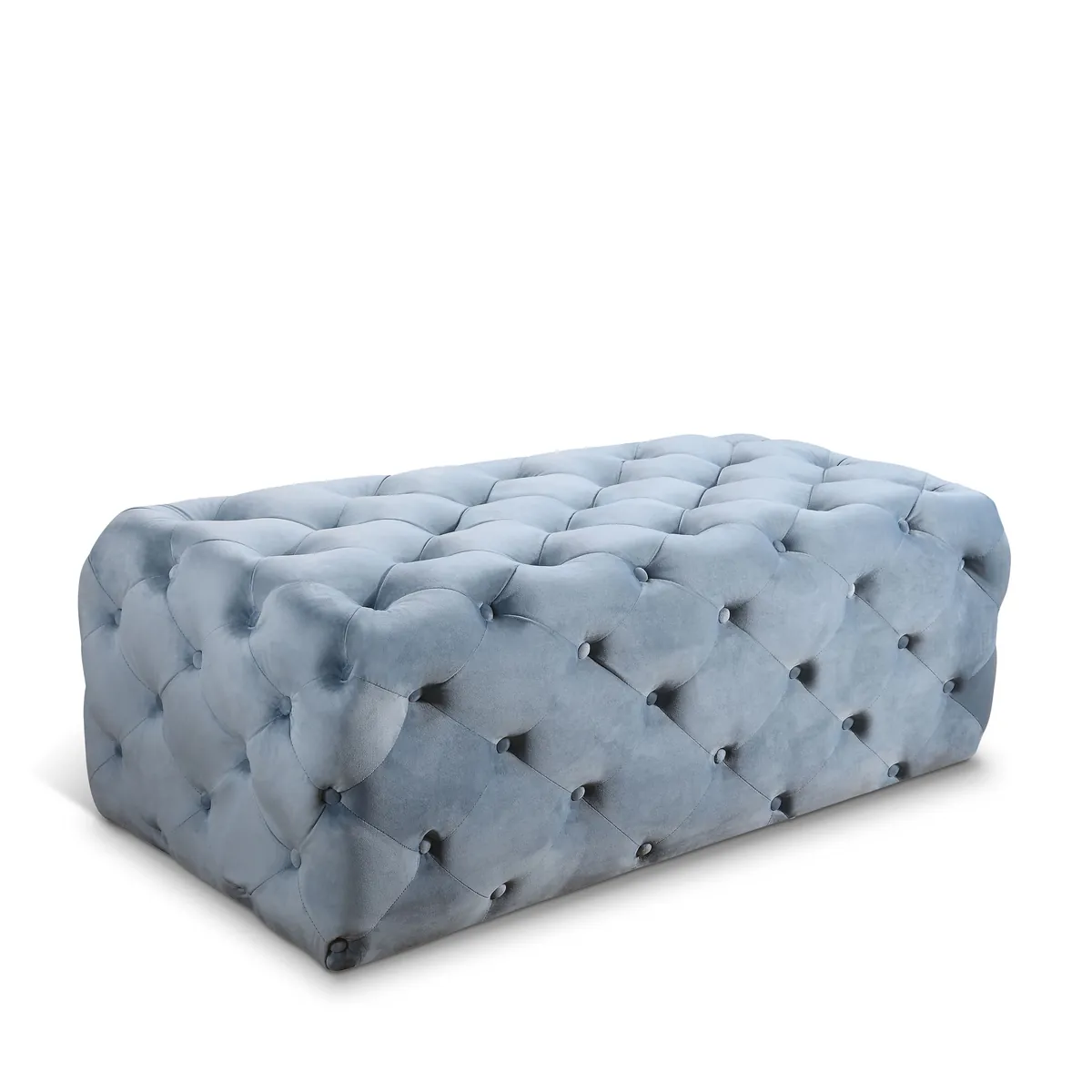 Casey - Ottoman / Bench - Sky Blue