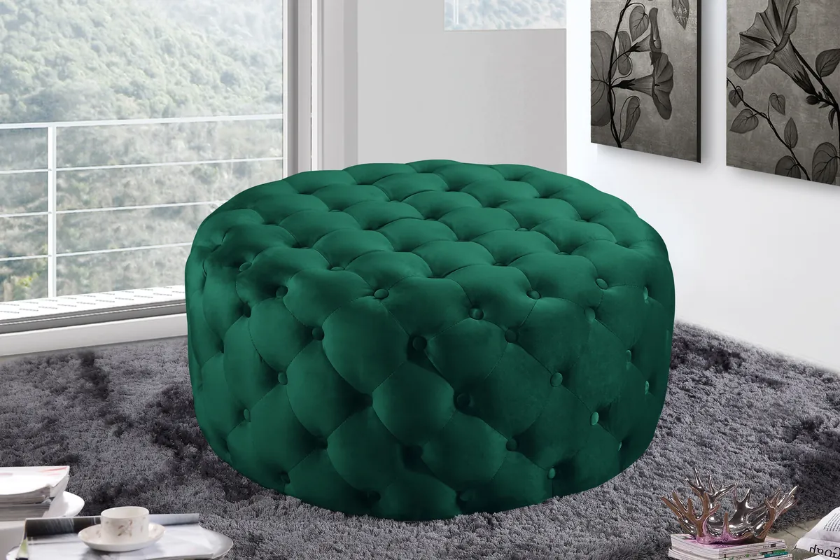 Addison - Ottoman / Bench - Green - View 2