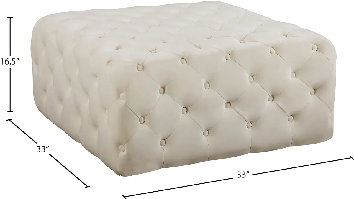 Ariel - Ottoman / Bench - Cream