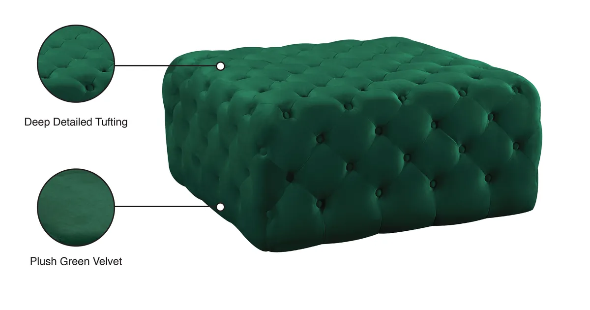 Ariel - Ottoman / Bench - Green