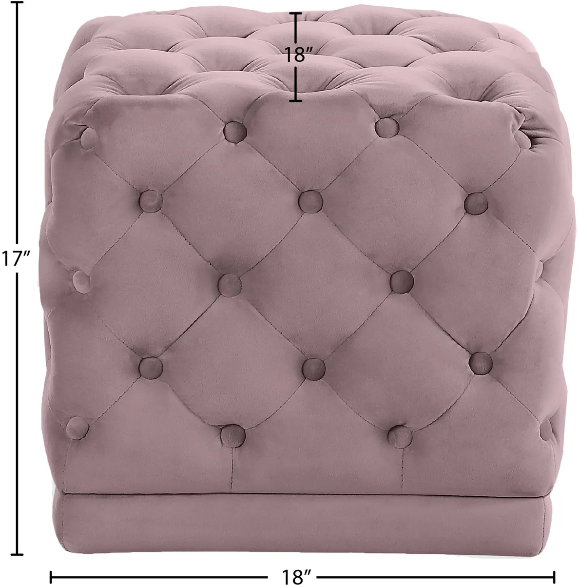 Stella - Ottoman / Stool - Pink