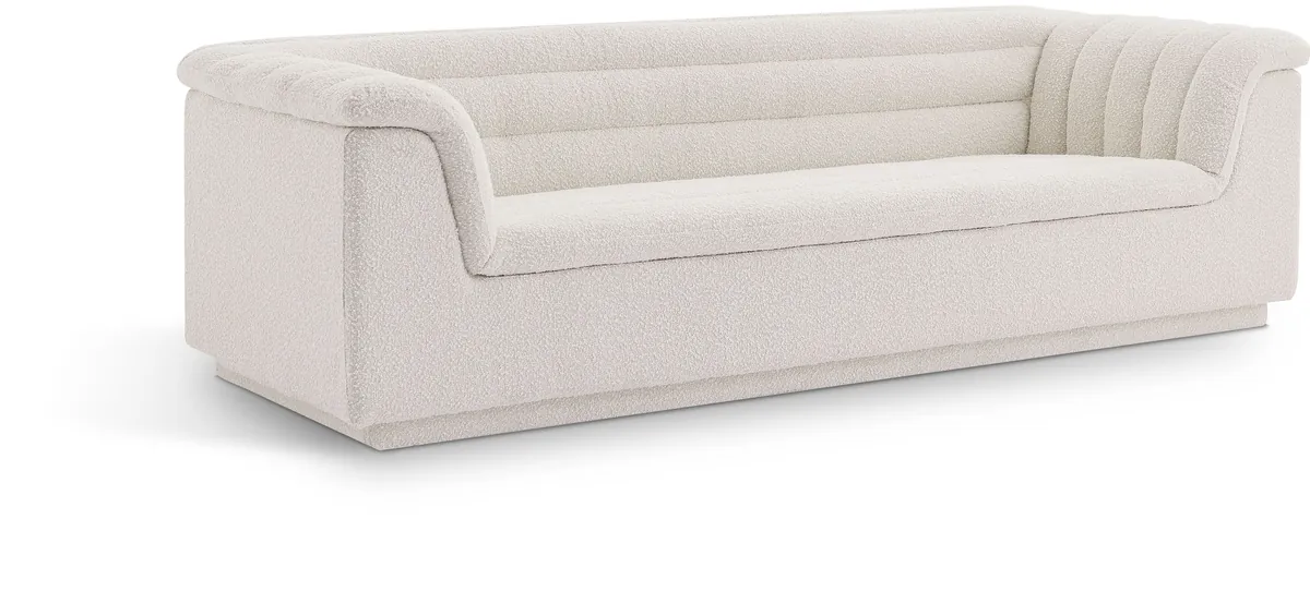 Cascade - Boucle Sofa - Cream