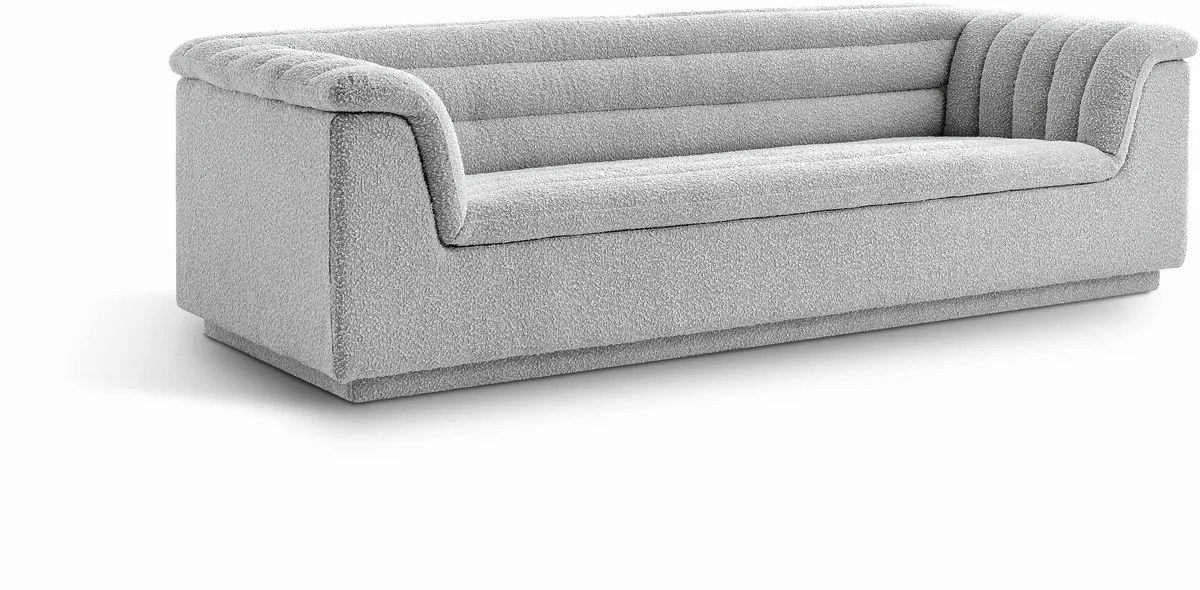 Cascade - Boucle Sofa - Gray