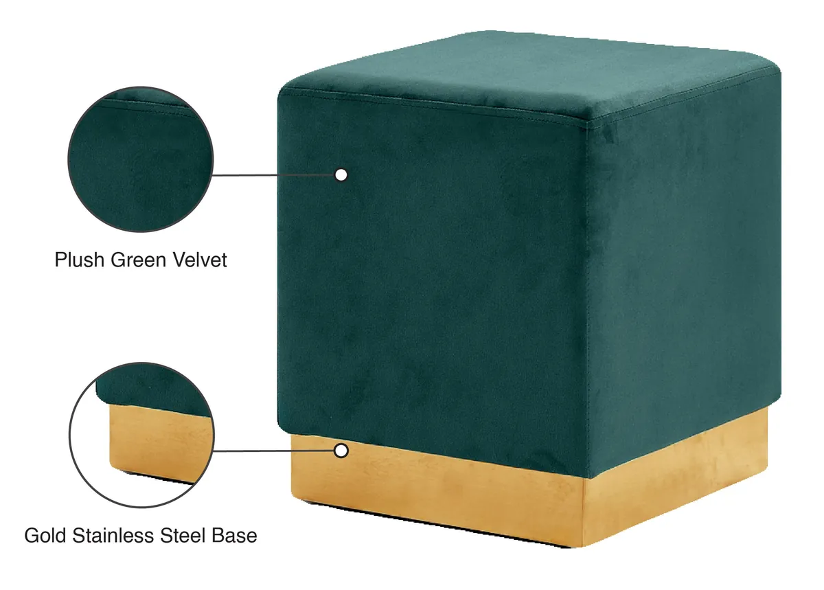 Jax - Ottoman / Stool - Green