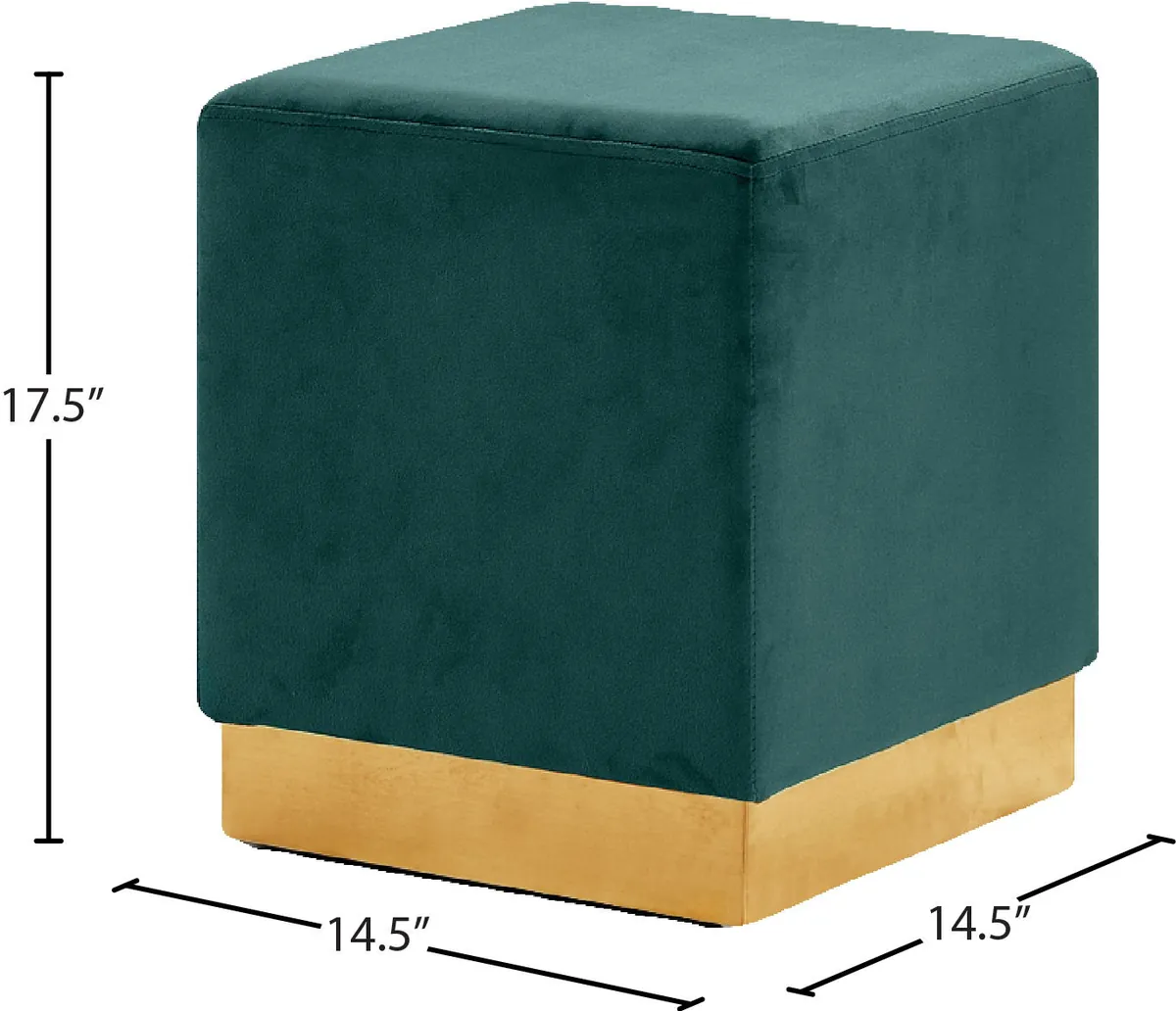 Jax - Ottoman / Stool - Green