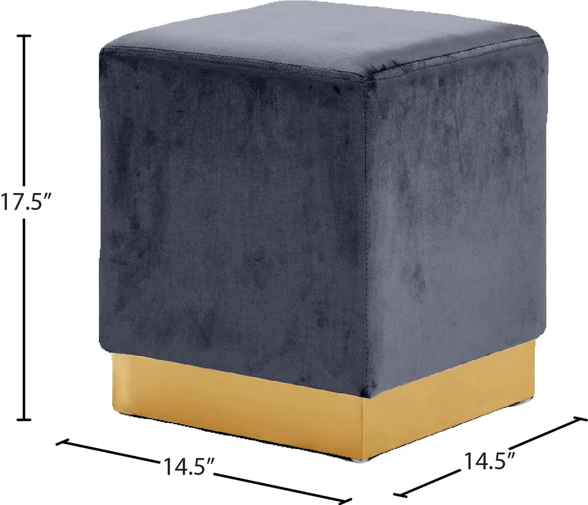 Jax - Ottoman / Stool - Gray