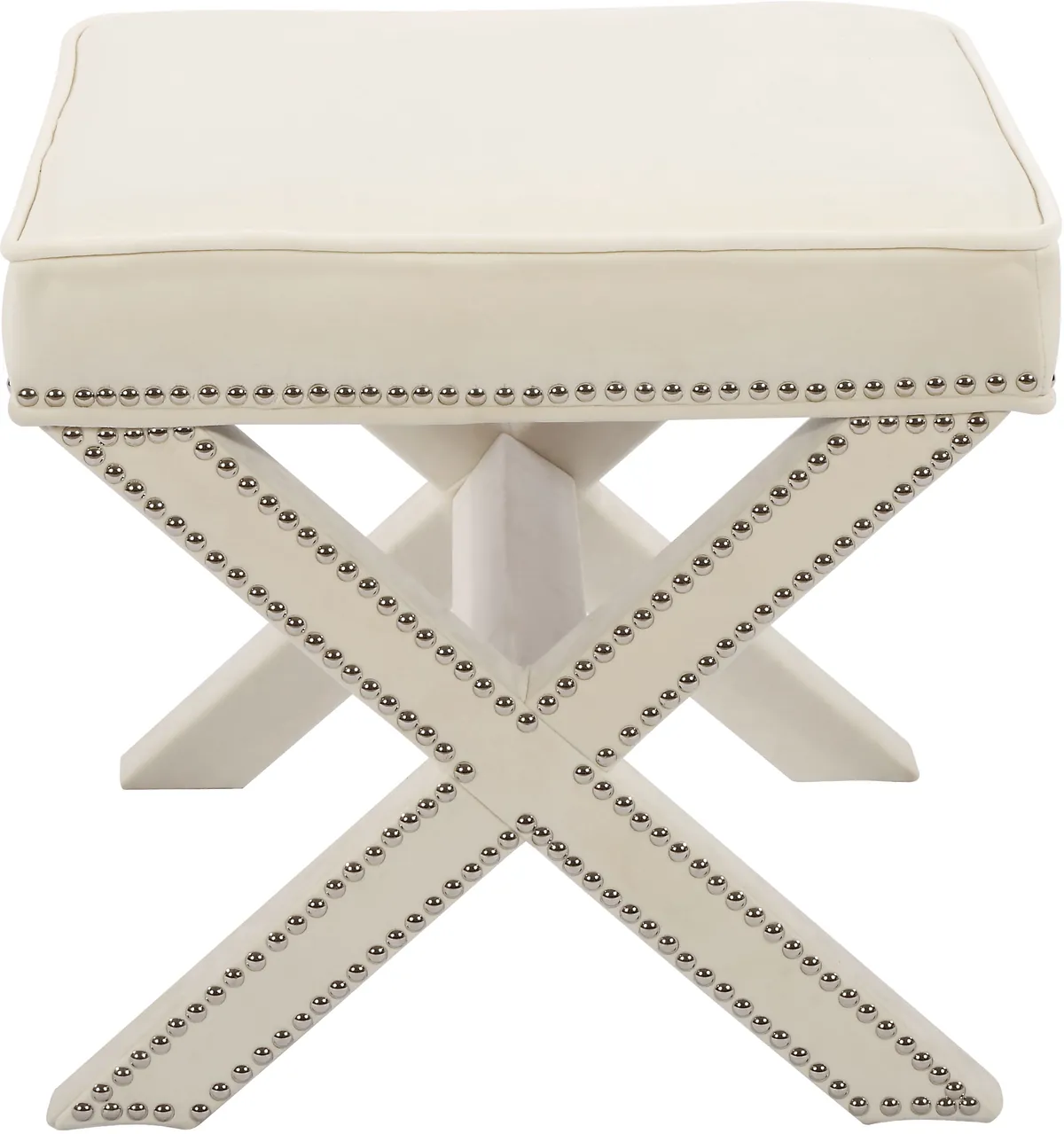 Nixon - Ottoman / Bench - Cream