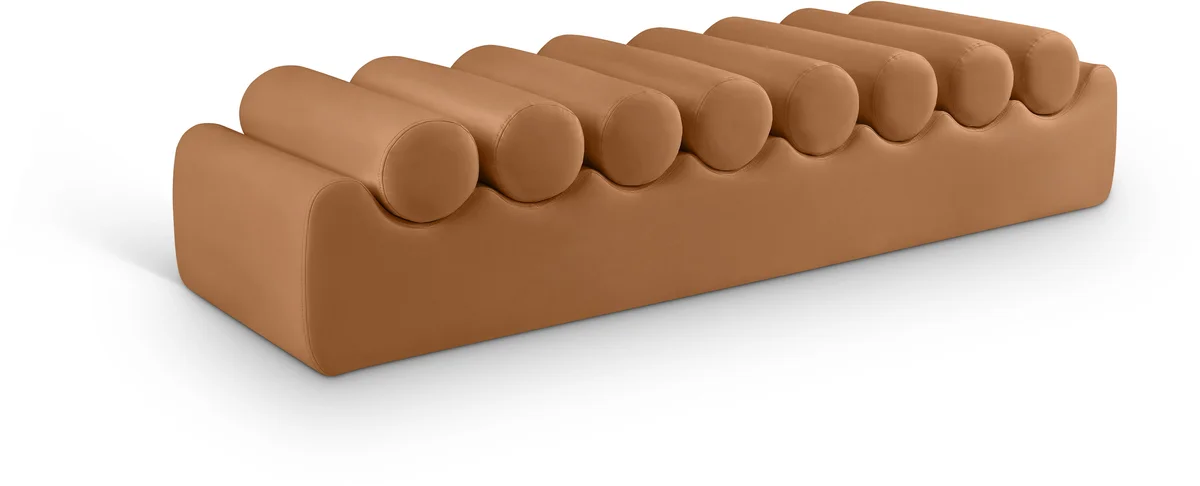 Rumble - 72" Bench - Cognac