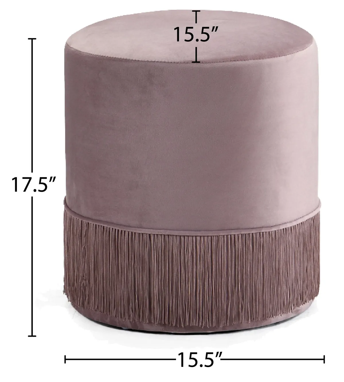 Teddy - Ottoman / Stool - Pink