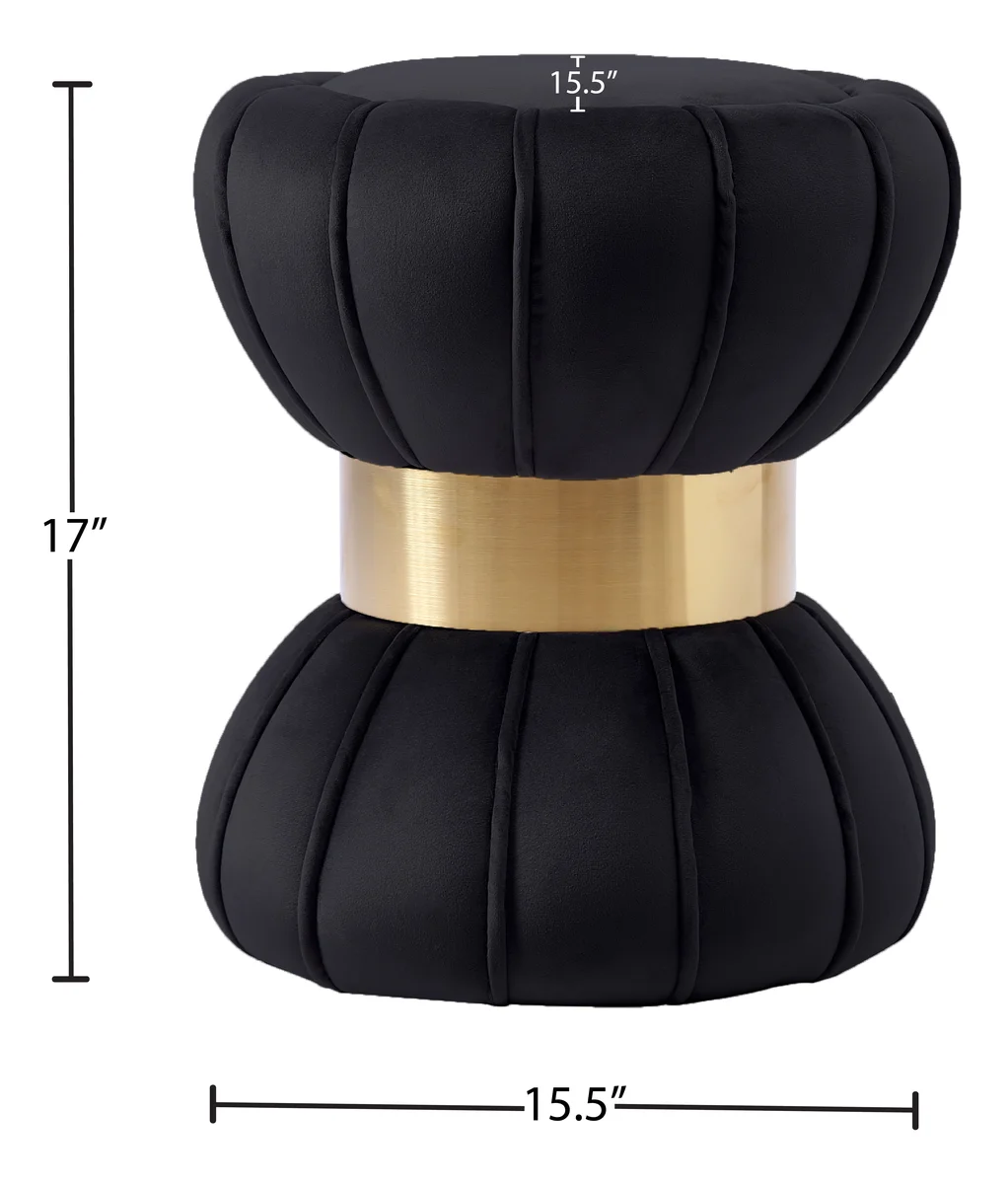 Vino - Ottoman / Stool - Black
