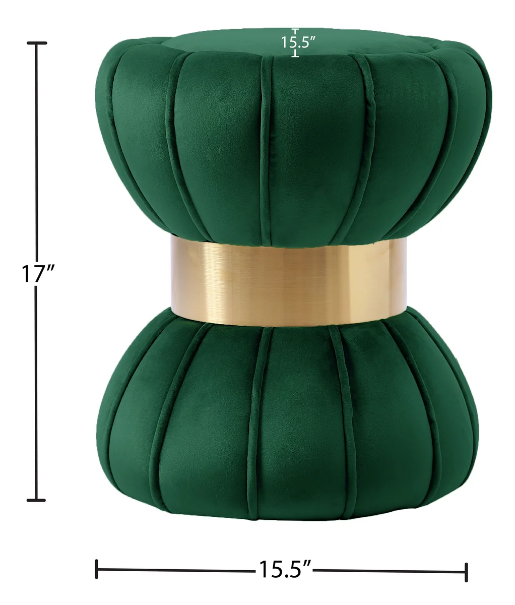 Vino - Ottoman / Stool - Green