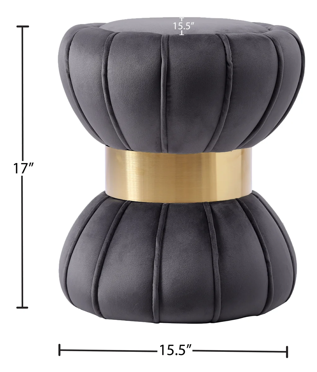 Vino - Ottoman / Stool - Gray