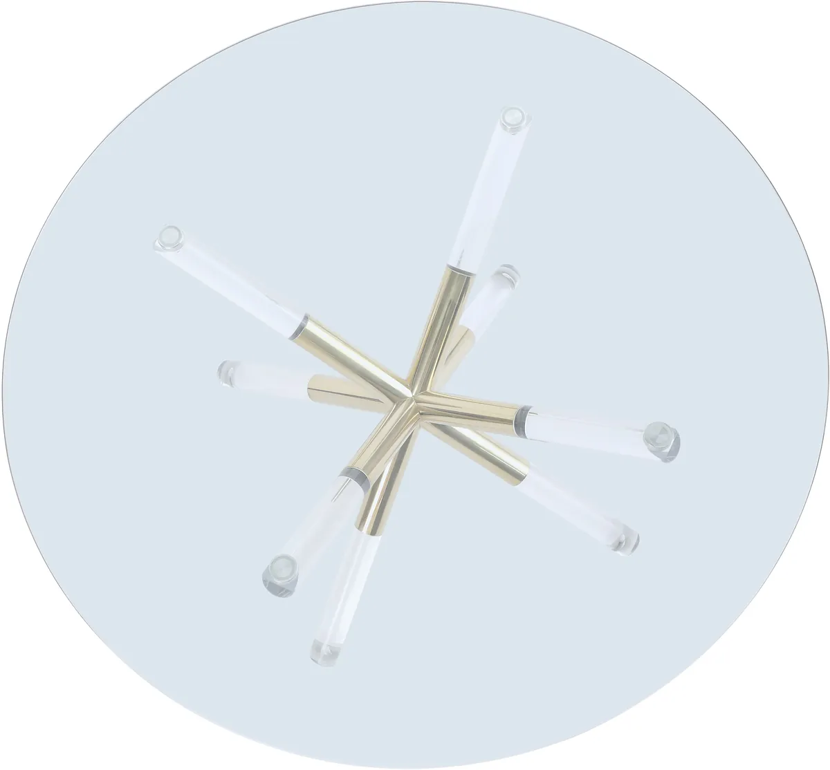 Mercury - Dining Table - Pearl Silver - Glass