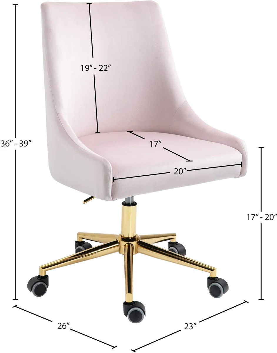 Karina - Office Chair - Pink