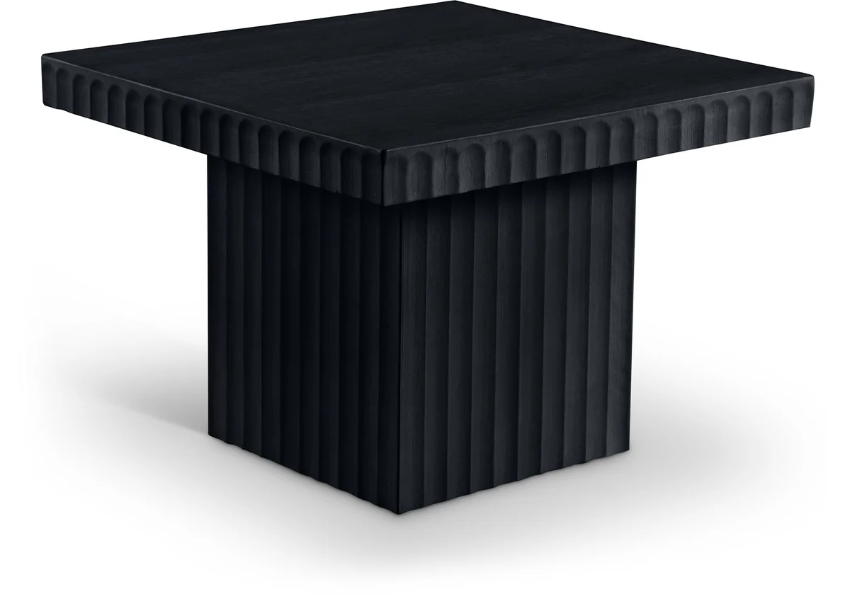 Spencer - 15" Oak Veneer Coffee Table - Black