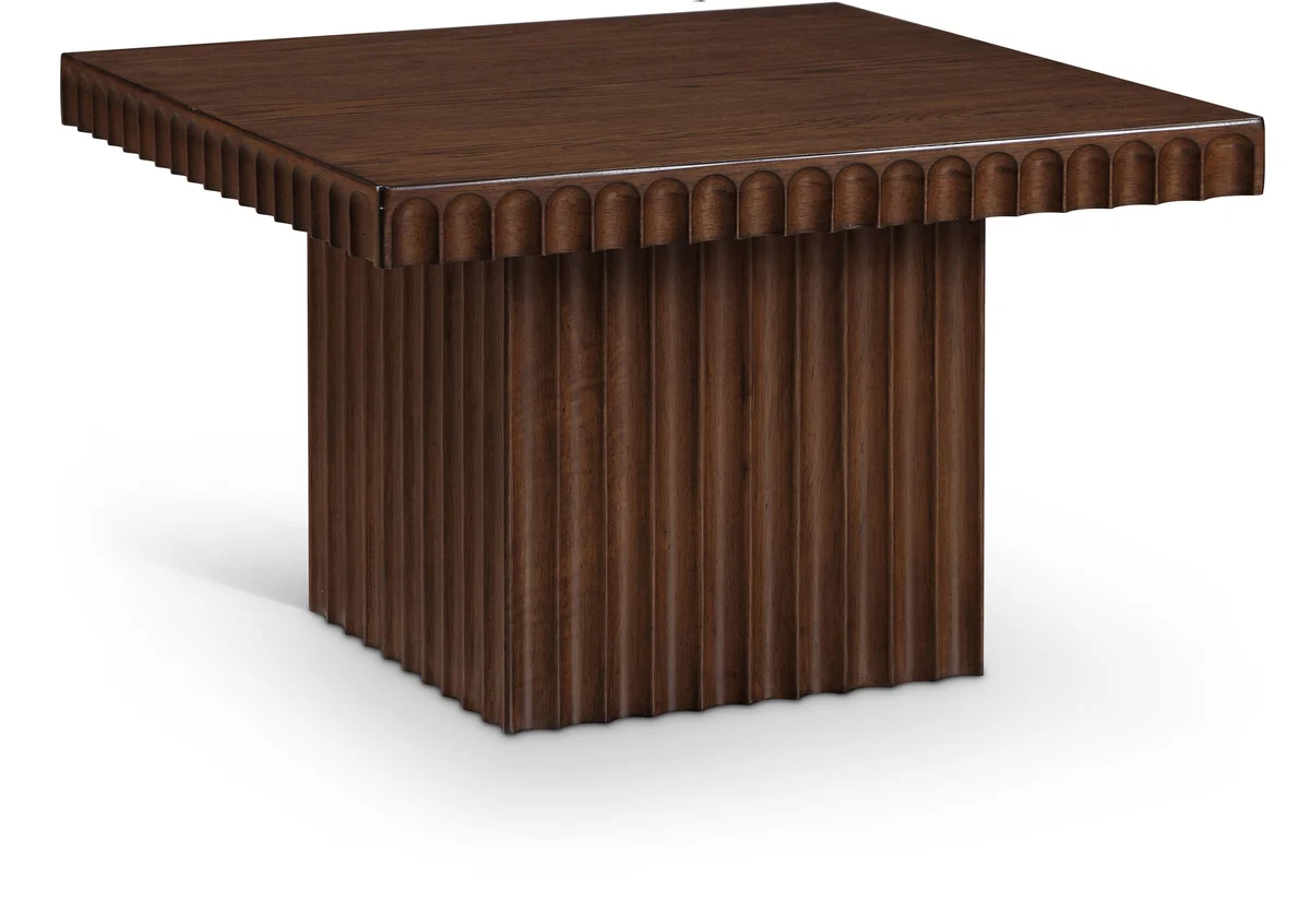 Spencer - 15" Oak Veneer Coffee Table - Brown