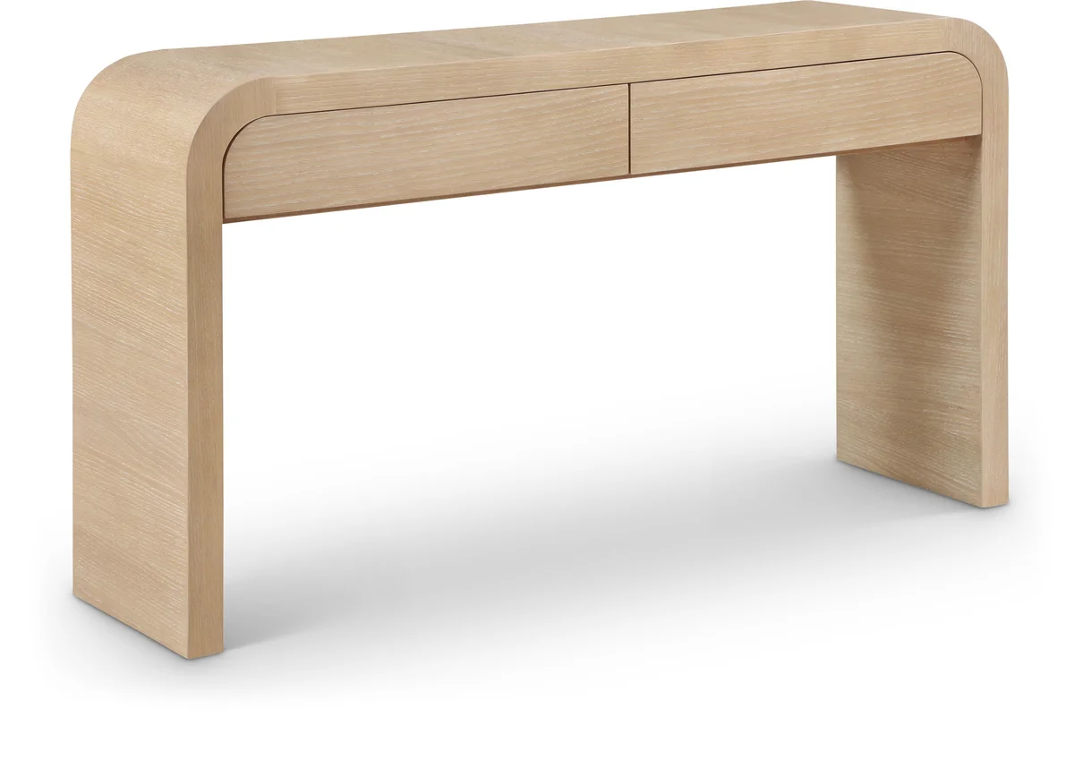 Cresthill - Oak Console Table - Light Brown