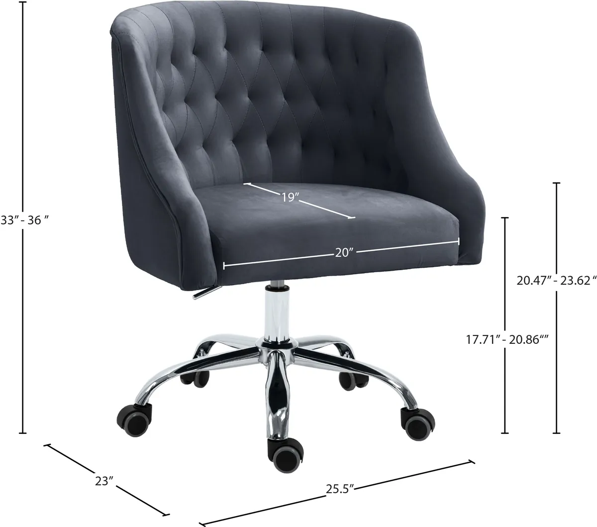 Arden - Office Chair - Gray