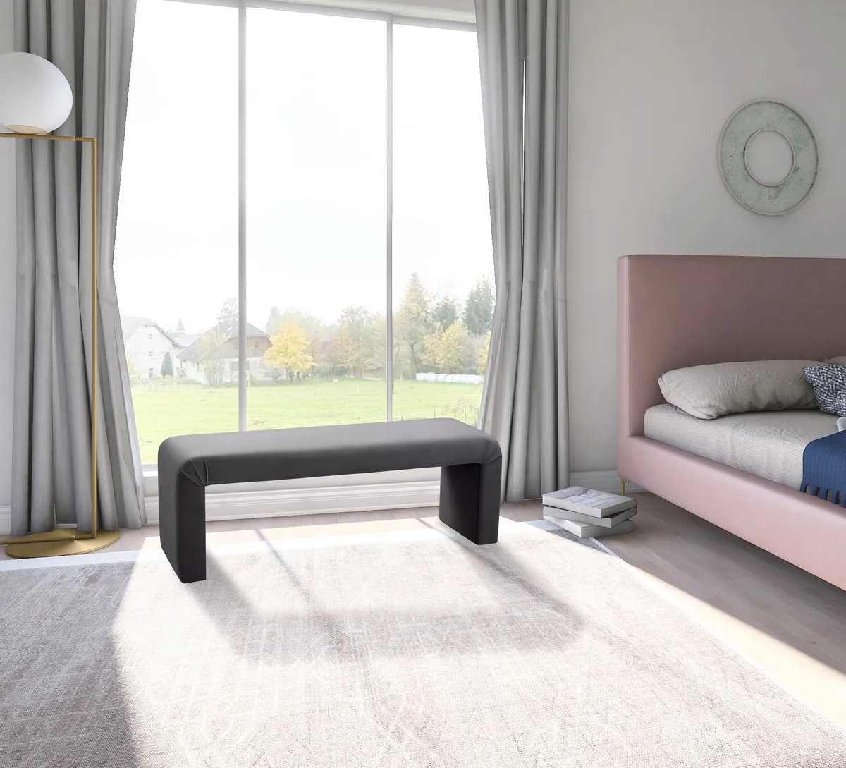 Minimalist - Bench - Gray - View 2