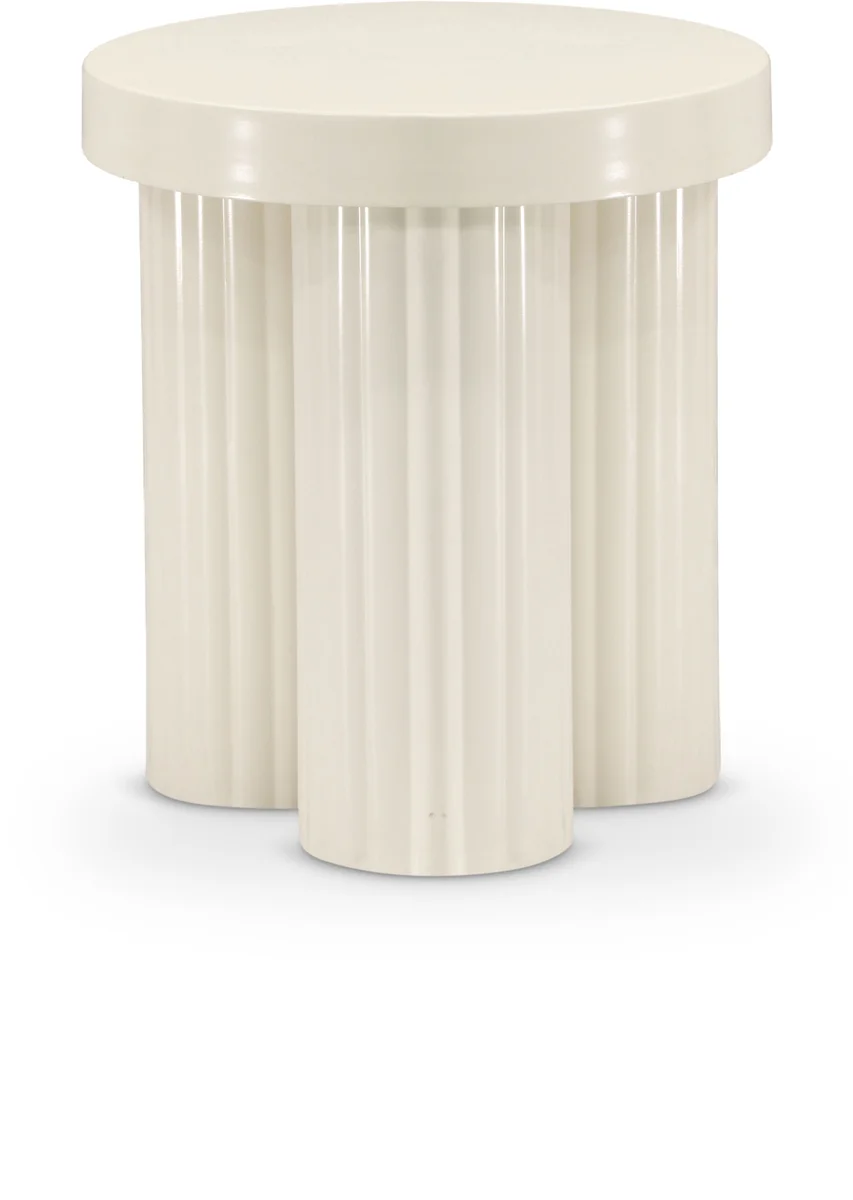 Rhodes - End Table - Cream