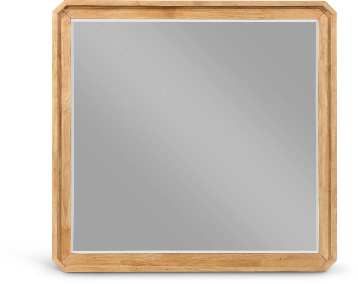 Parker - Rubberwood Mirror - Natural