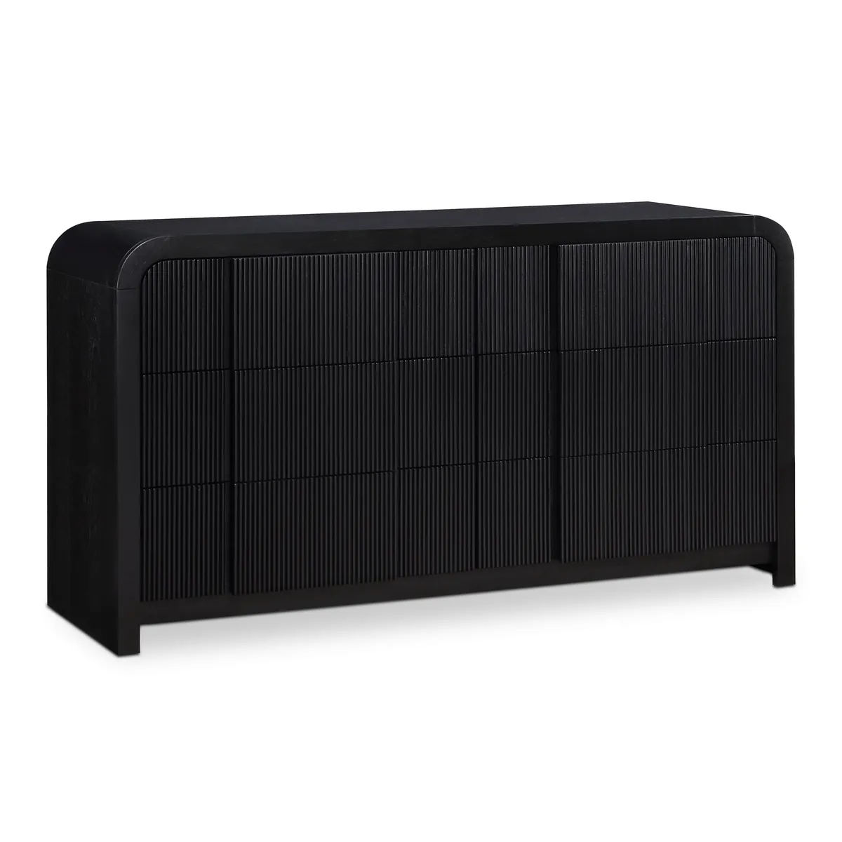 Fluted - Dresser - Black