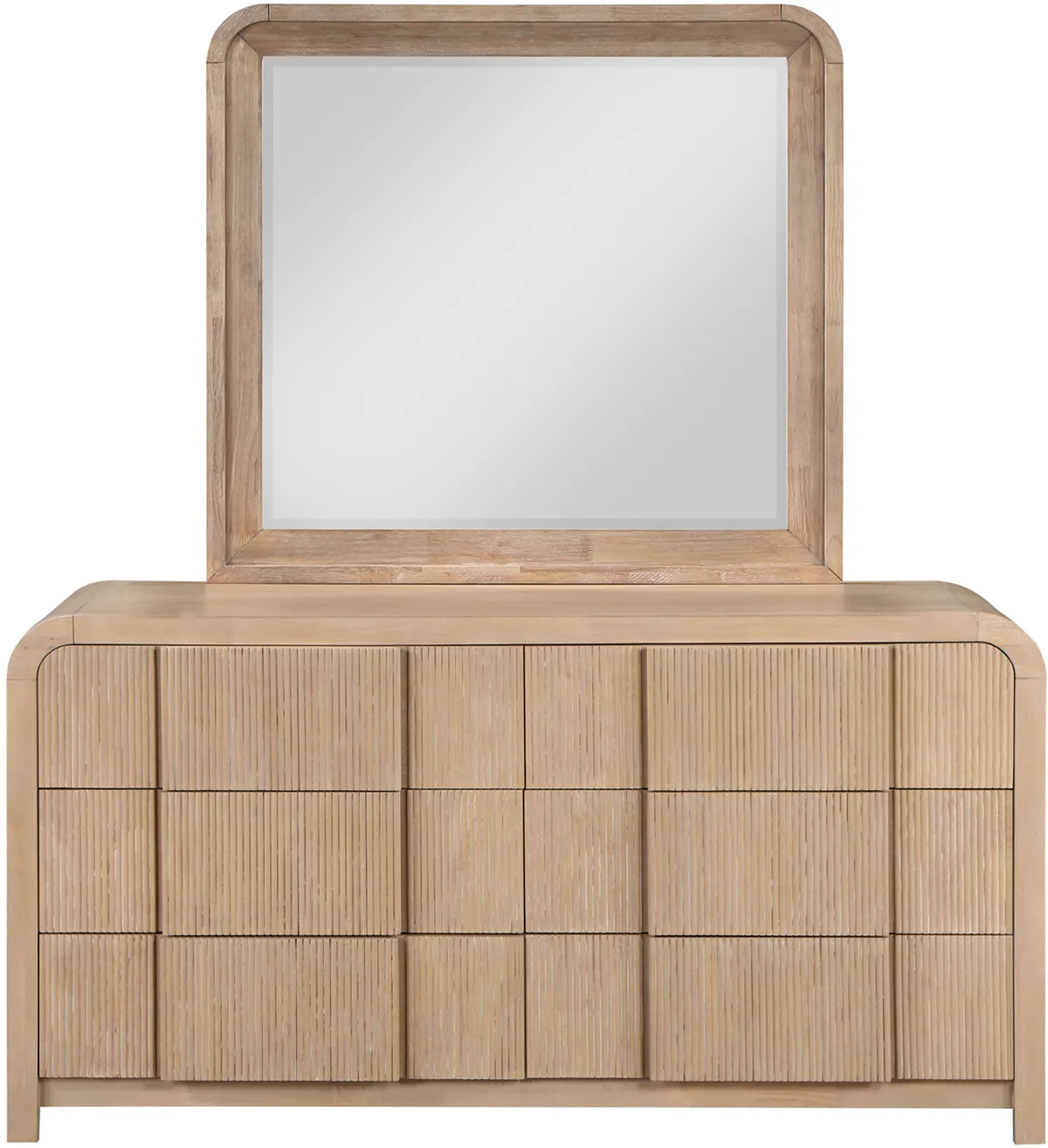 Fluted - Dresser - Natural - View 2
