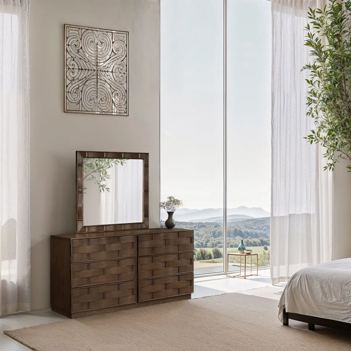 Weave - Dresser - Brown - View 2