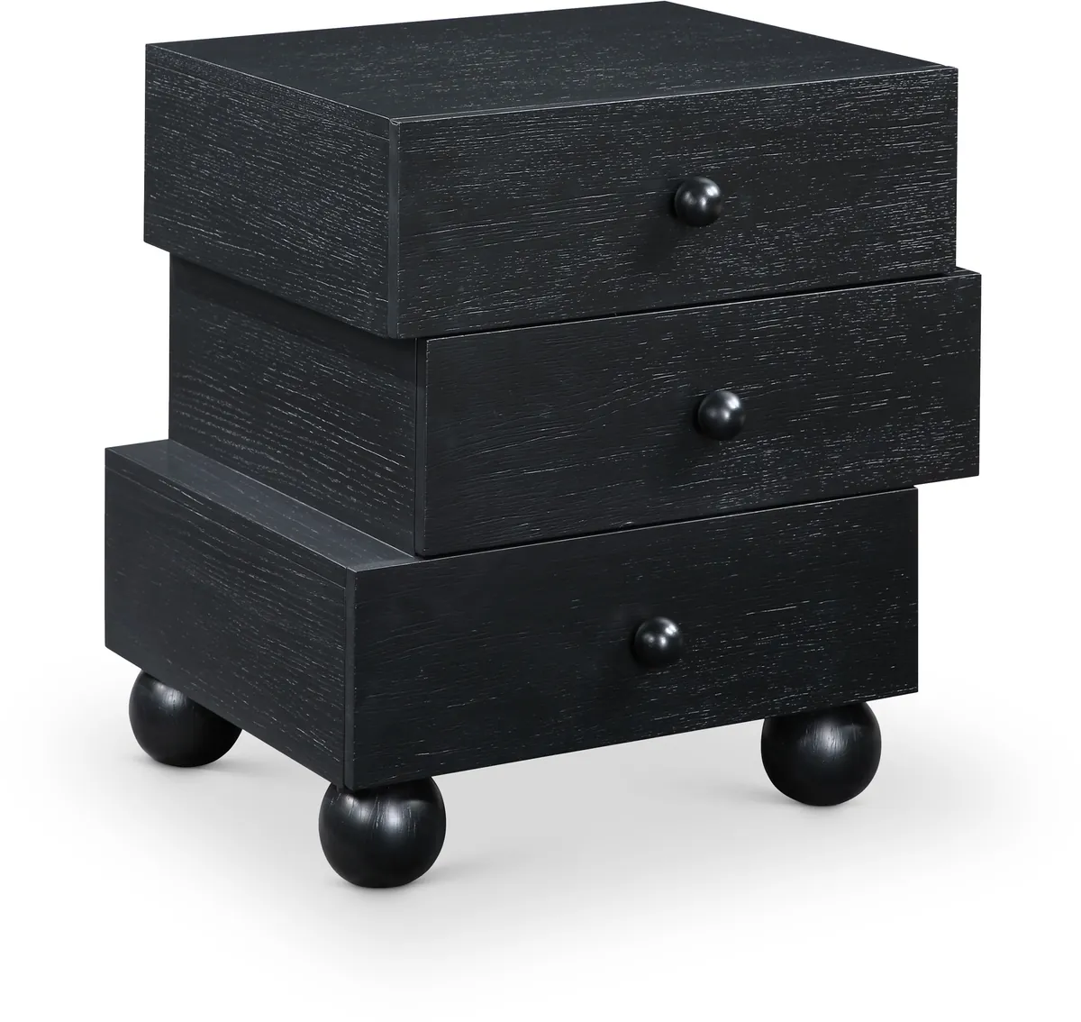 Askew - Night Stand - Black