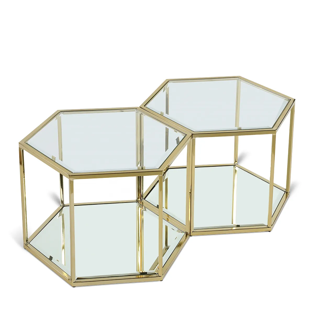 Sei - Coffee Table 2 Piece - Gold