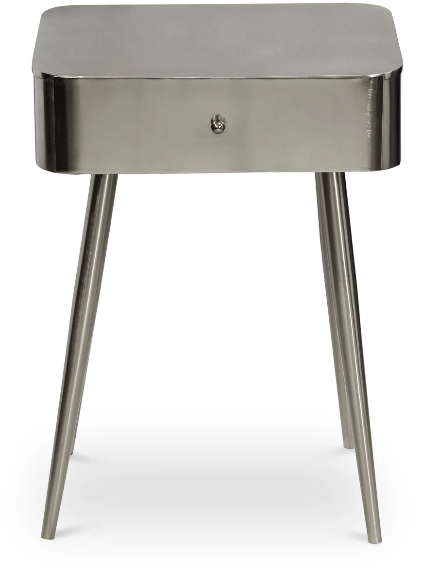 Rylan - Night Stand - Brushed Silver