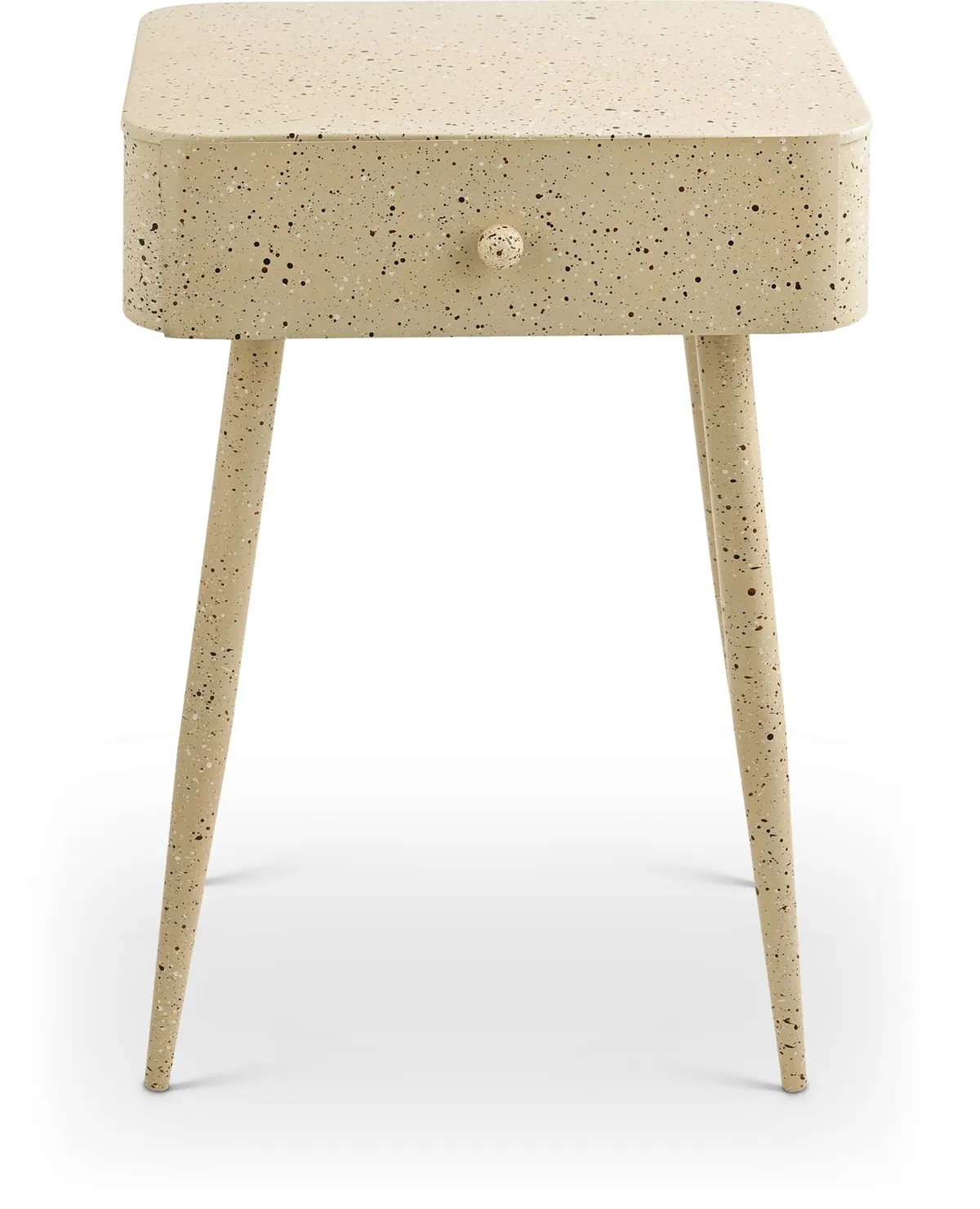 Rylan - Iron Night Stand - Beige