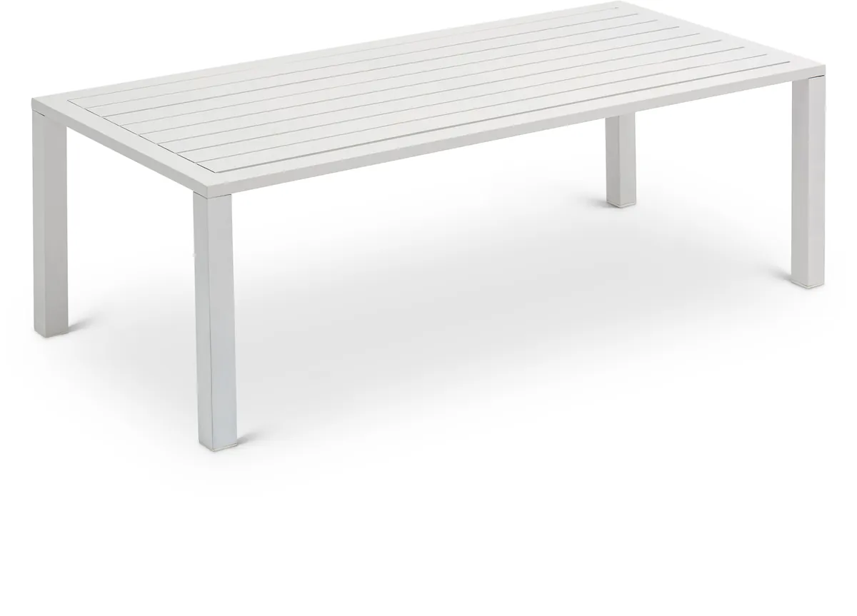 Maldives - 47" Patio Coffee Table - White